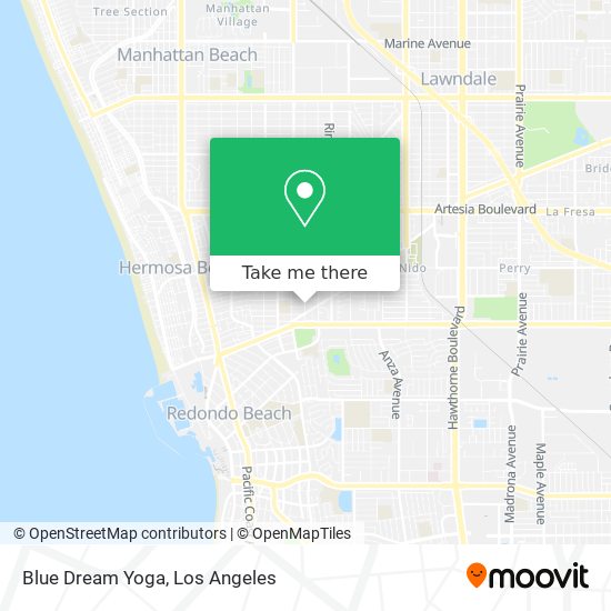 Blue Dream Yoga map