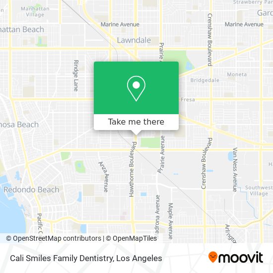 Cali Smiles Family Dentistry map