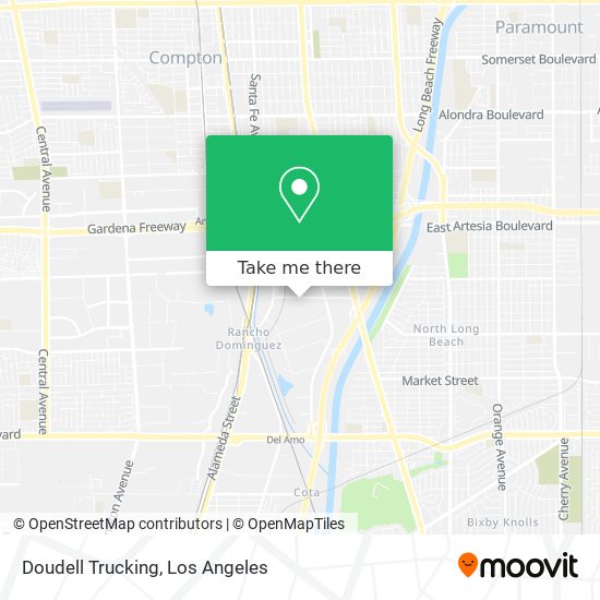 Doudell Trucking map