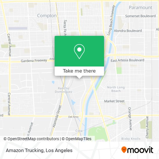 Mapa de Amazon Trucking
