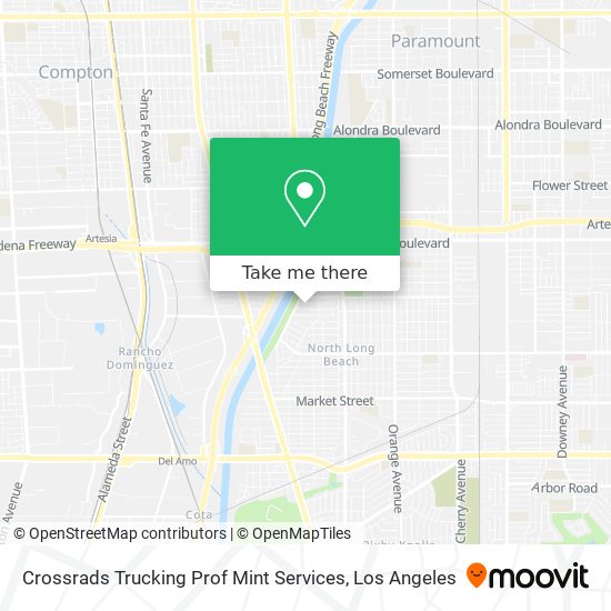 Crossrads Trucking Prof Mint Services map