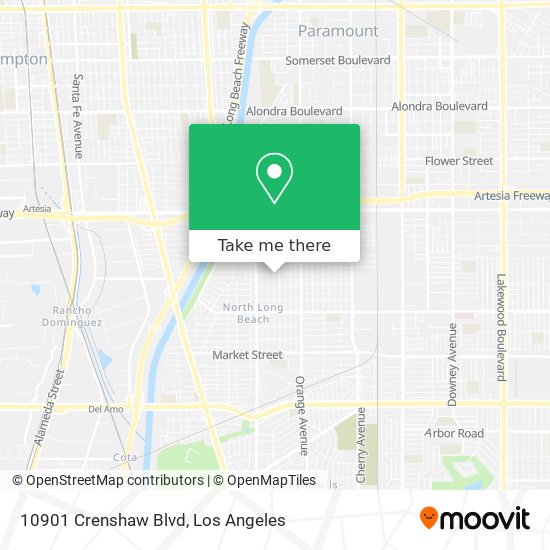 10901 Crenshaw Blvd map