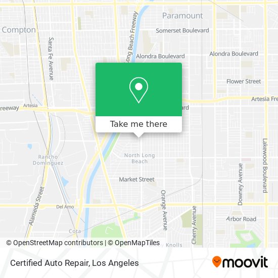 Mapa de Certified Auto Repair