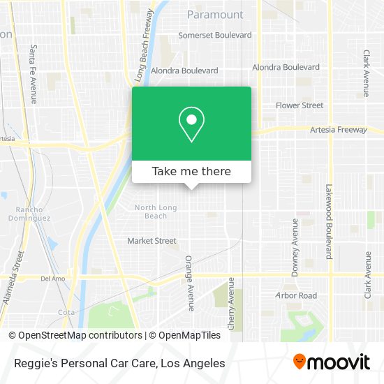 Reggie's Personal Car Care map