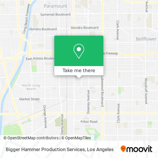 Mapa de Bigger Hammer Production Services