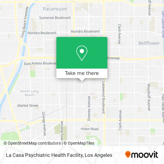 Mapa de La Casa Psychiatric Health Facility