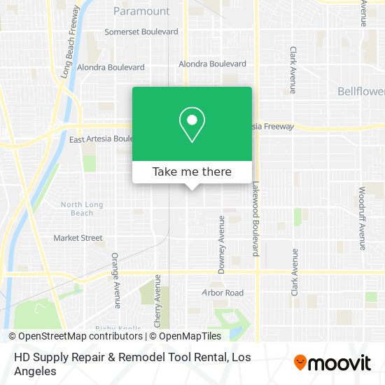 HD Supply Repair & Remodel Tool Rental map
