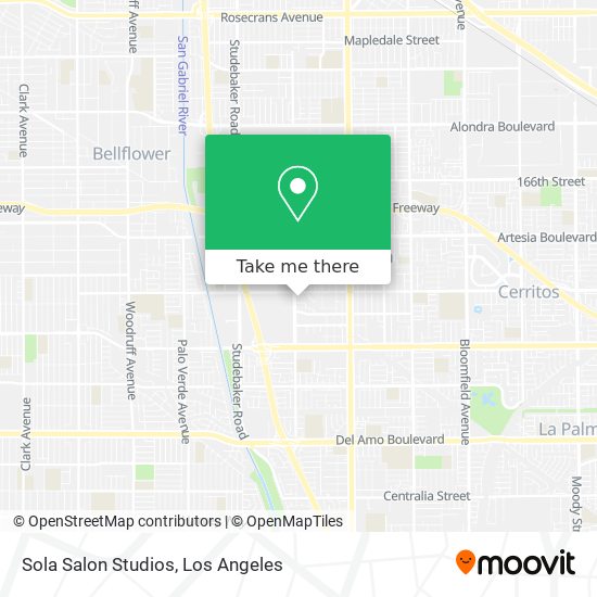 Sola Salon Studios map