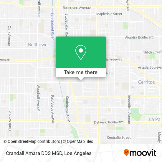 Crandall Amara DDS MSD map