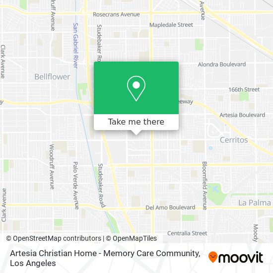 Mapa de Artesia Christian Home - Memory Care Community