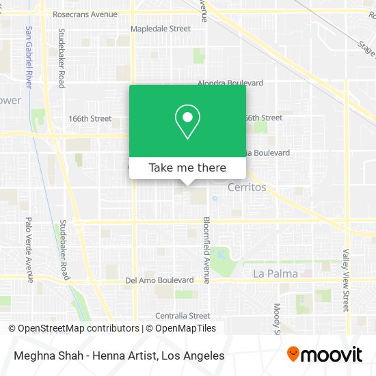 Meghna Shah - Henna Artist map