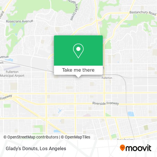 Glady's Donuts map