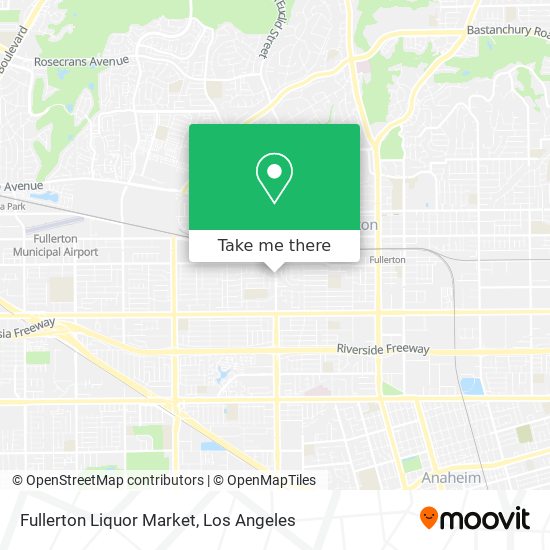 Mapa de Fullerton Liquor Market