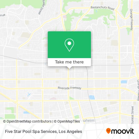 Five Star Pool Spa Services map