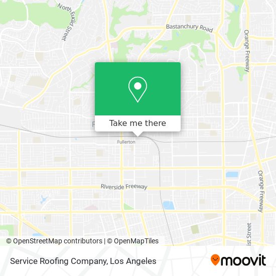 Mapa de Service Roofing Company