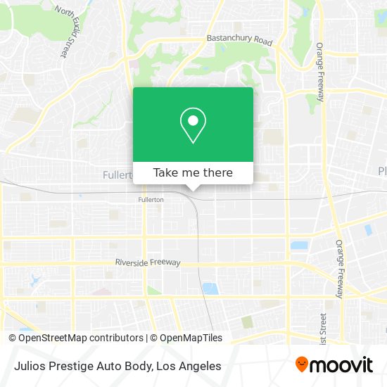 Julios Prestige Auto Body map