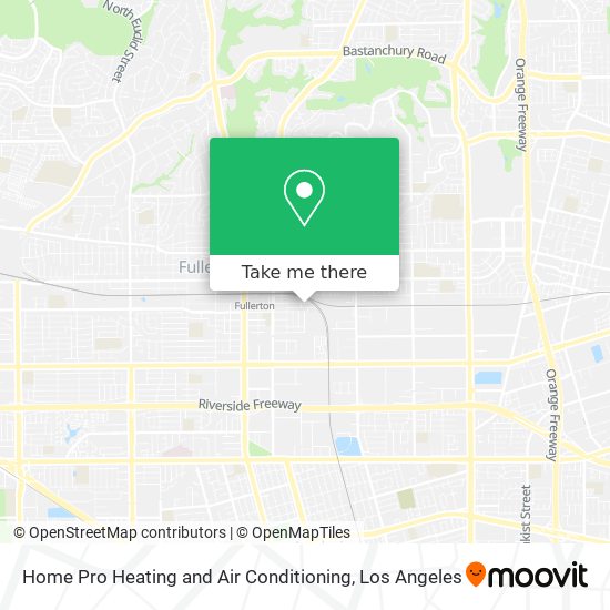Mapa de Home Pro Heating and Air Conditioning