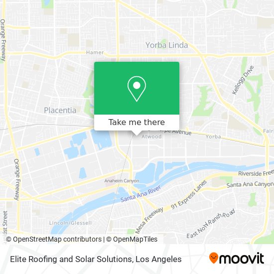 Elite Roofing and Solar Solutions map