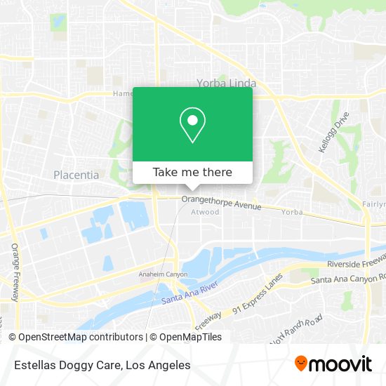 Estellas Doggy Care map