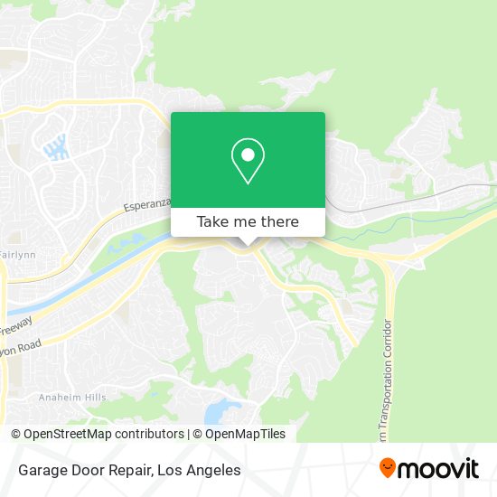 Mapa de Garage Door Repair