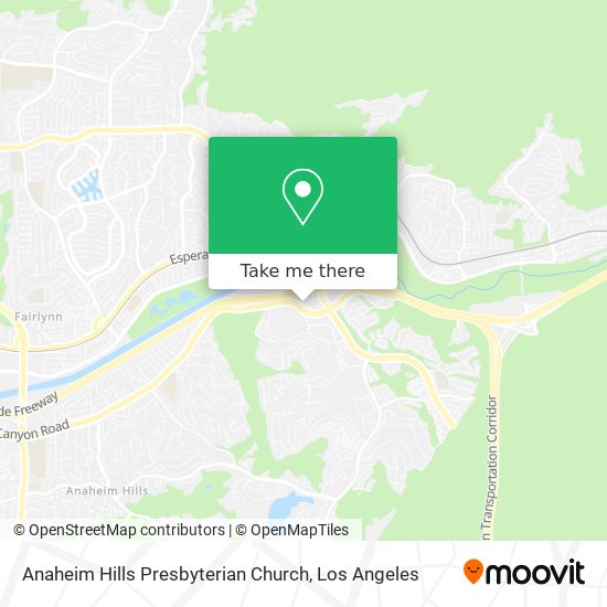 Mapa de Anaheim Hills Presbyterian Church