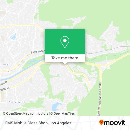 Mapa de CMS Mobile Glass Shop