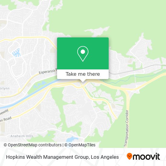 Mapa de Hopkins Wealth Management Group