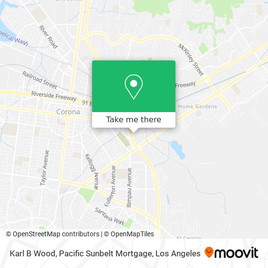 Mapa de Karl B Wood, Pacific Sunbelt Mortgage
