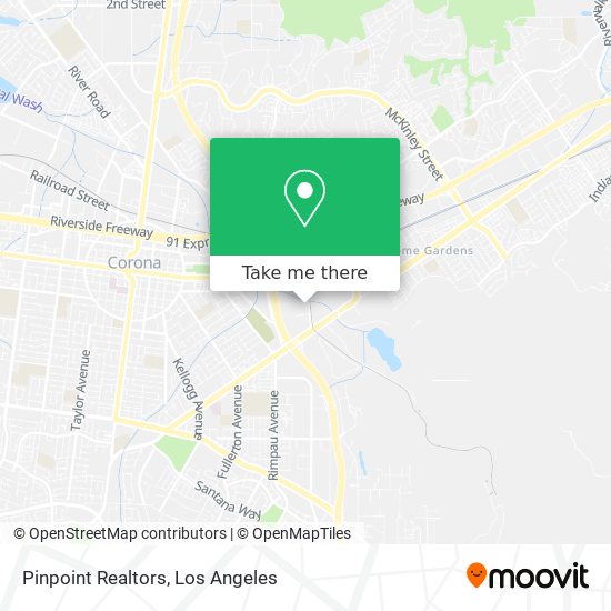 Pinpoint Realtors map