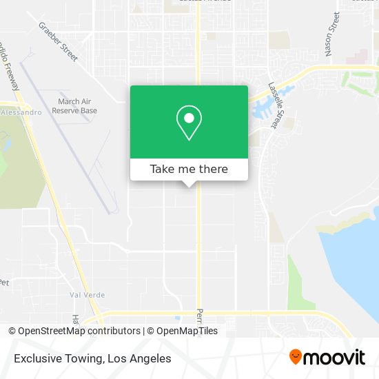 Exclusive Towing map