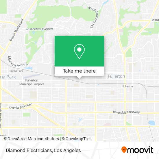 Diamond Electricians map