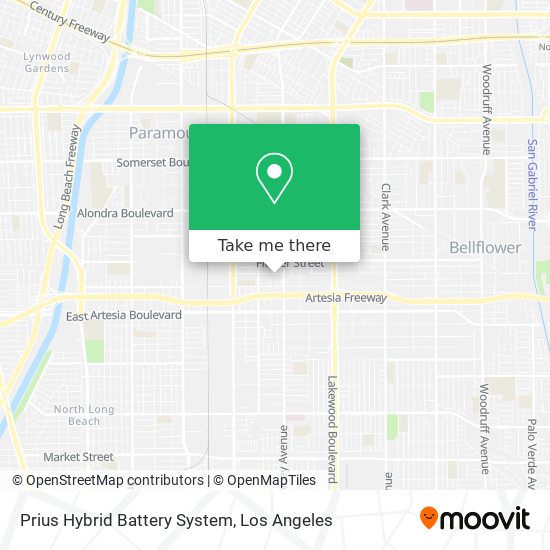 Mapa de Prius Hybrid Battery System