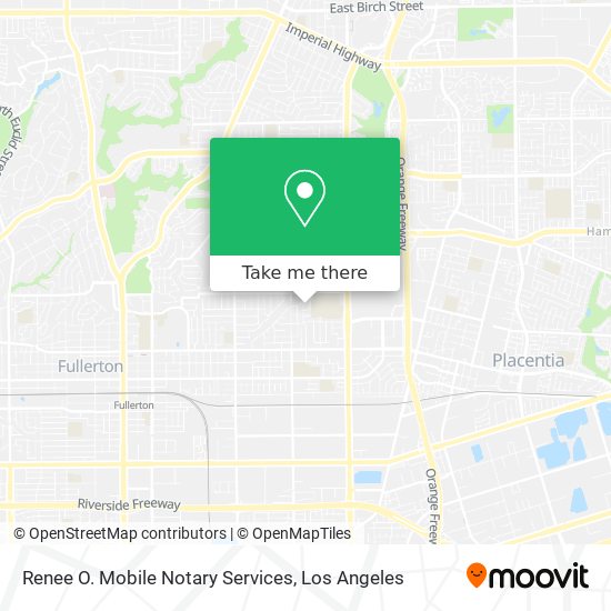 Mapa de Renee O. Mobile Notary Services