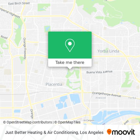 Mapa de Just Better Heating & Air Conditioning