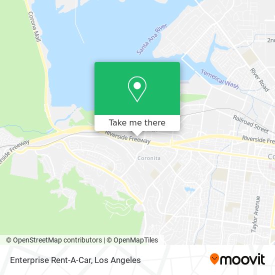 Mapa de Enterprise Rent-A-Car