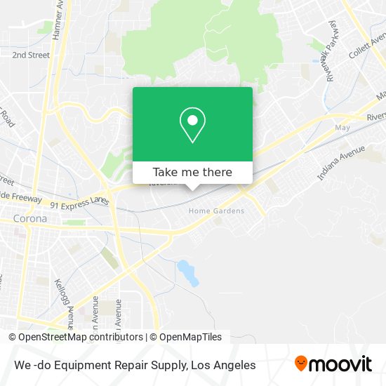 Mapa de We -do Equipment Repair Supply