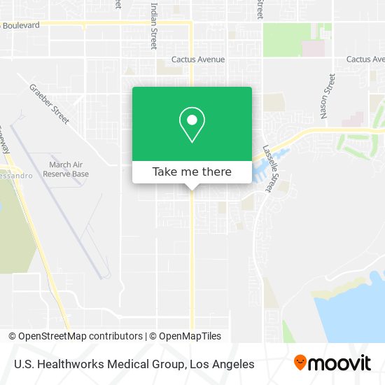 U.S. Healthworks Medical Group map