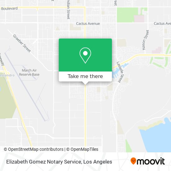 Elizabeth Gomez Notary Service map