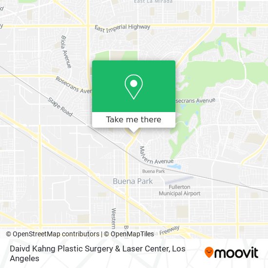 Mapa de Daivd Kahng Plastic Surgery & Laser Center