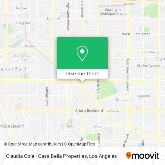 Claudia Cole - Casa Bella Properties map