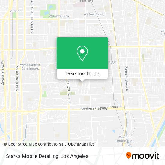 Starks Mobile Detailing map