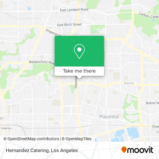 Hernandez Catering map