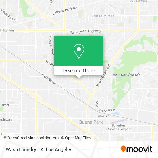 Wash Laundry CA map