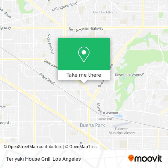 Teriyaki House Grill map