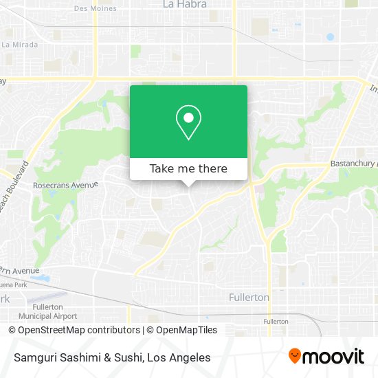 Samguri Sashimi & Sushi map