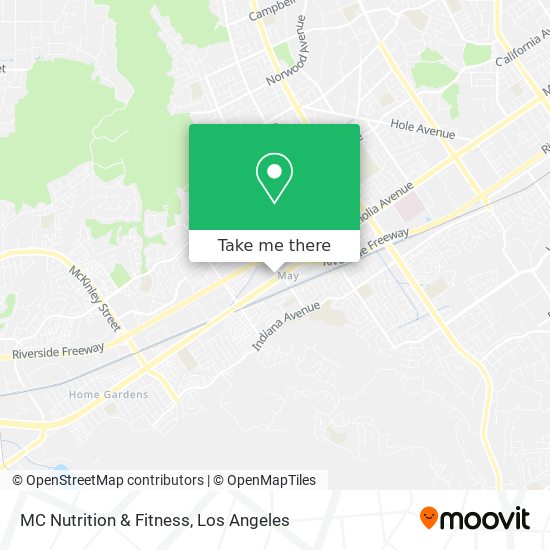 MC Nutrition & Fitness map