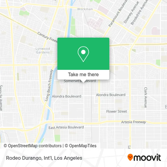 Mapa de Rodeo Durango, Int'l