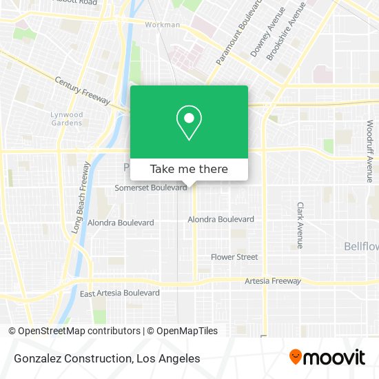 Gonzalez Construction map