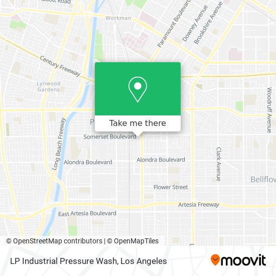 LP Industrial Pressure Wash map