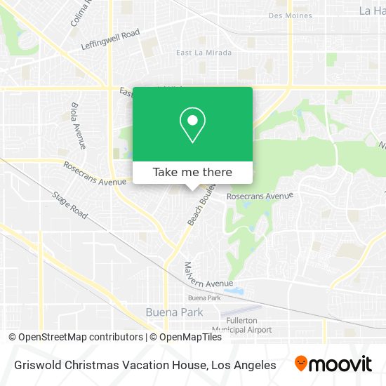 Mapa de Griswold Christmas Vacation House